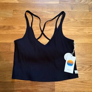 Vuori Rib Tank Women’s Large Black